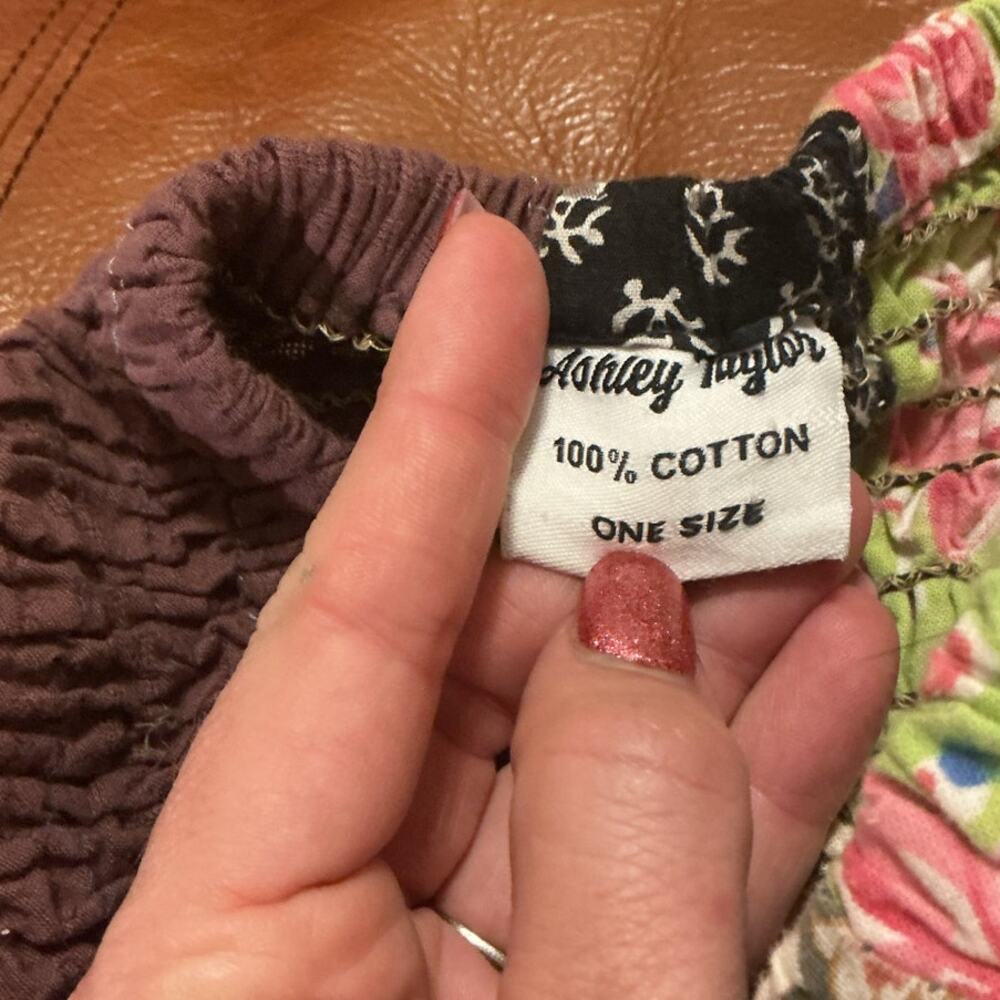 Womens Strapless Patchwork Dress Asymmetrical Hem… - image 4